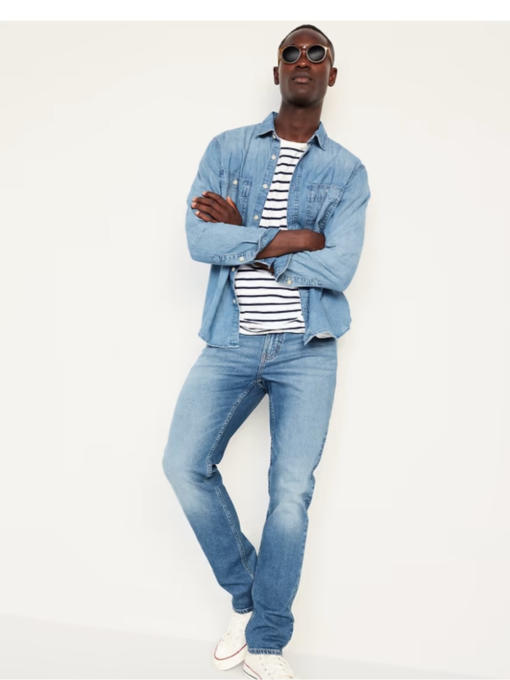 Old Navy Straight Leg Jeans Built-In Flex